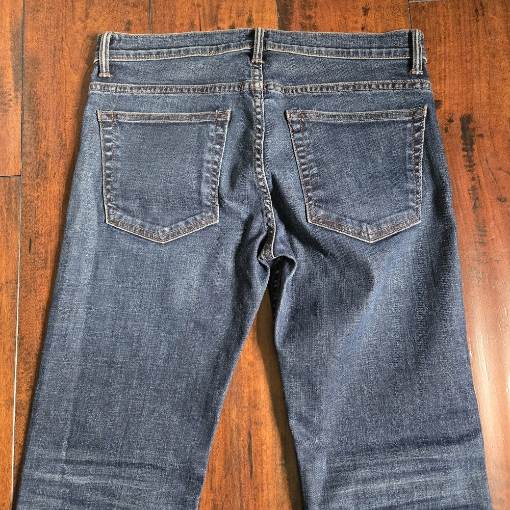 Helmut Lang Women's Denim Jeans Relaxed Tapered Cotton Indigo USA Made Size 27 - Picture 7 of 10